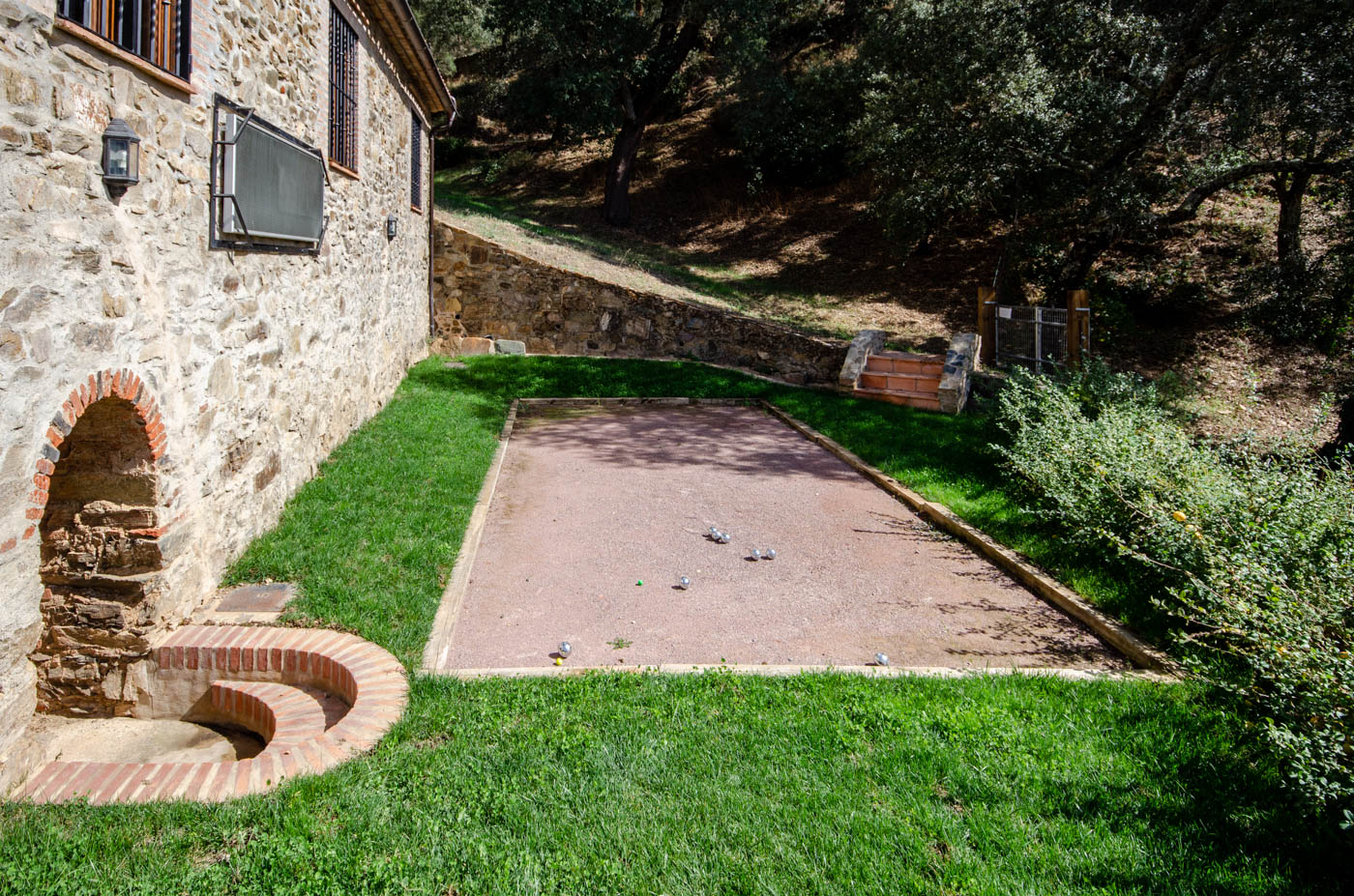 Zona para jugar a la petanca 